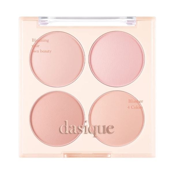 Phấn má hồng 4 ô Dasique Blending Mood Cheek Blush #09