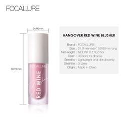 Má hồng dạng kem FOCALLURE Hangover Red Wine #03-cam nude