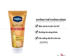 Dưỡng thể chống nắng Vaseline 70x Gluta-HYA 300ml