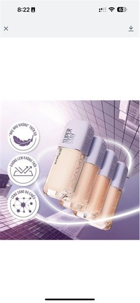 Kem Nền Maybelline Super Stay Up To 30H Lumi Matte Foundation#115