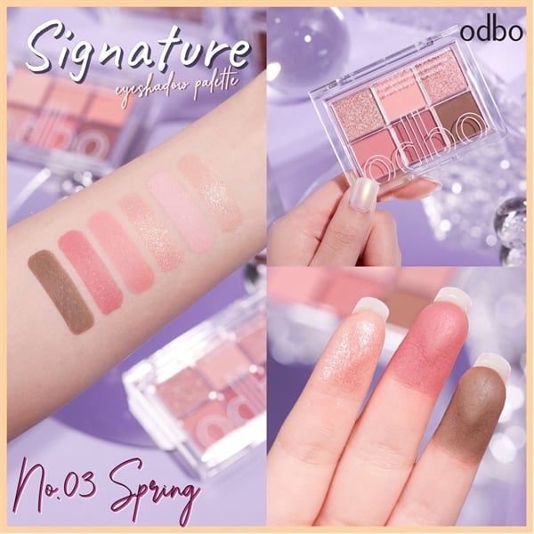 Bảng Phấn Mắt 6 Ô Odbo Signature Eyeshadow Palette