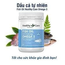 Thực phẩm bảo vệ sức khỏe Healthy Care Fish Oil 1000mg Omega3 (Chai 400 viên)