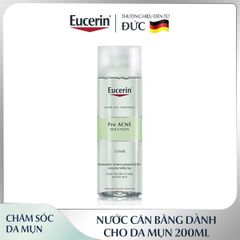 Nước Cân Bằng Eucerin Dành Cho Da Nhờn Mụn 200ml