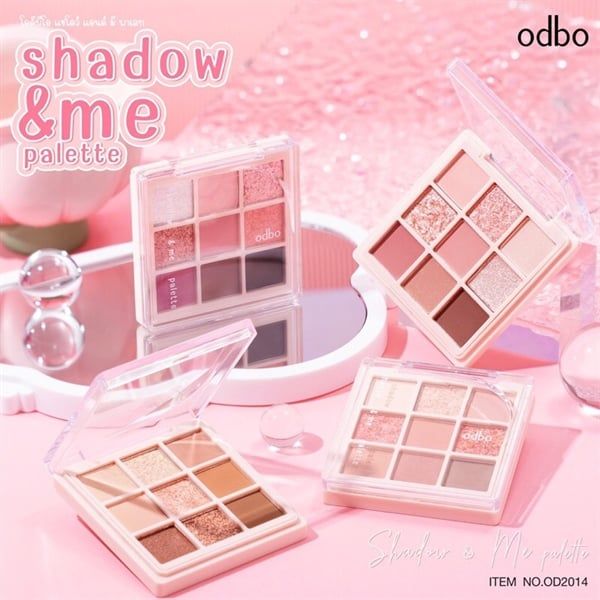 bảng phấn mắt 9ô Odbo shadow & me pallet #02