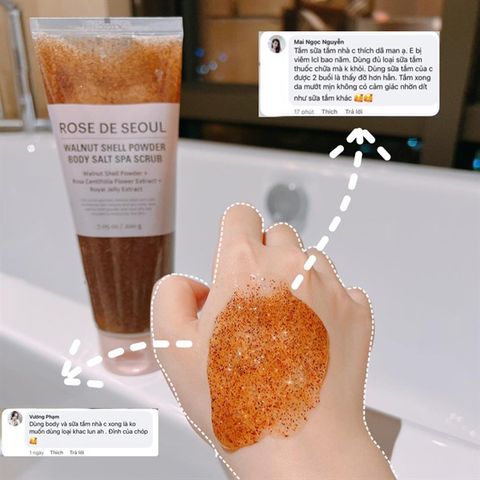 Muối tắm tẩy da chết số 1 hàn quốc