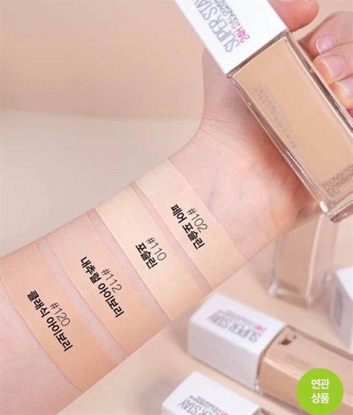 Kem Nền Che Phủ Hoàn Hảo, Bền Màu Lâu Trôi Maybelline Super Stay 24H Full Coverage Foundation 30ml