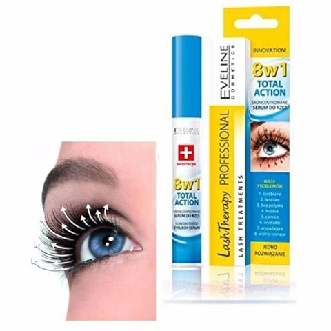 Dưỡng dài mi Eveline 8B1 Total Action 10ml