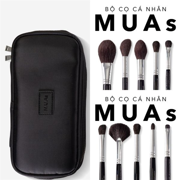 Bộ Cọ Trang Điểm cá nhân cao cấp mềm MUAs Accessories 15Cây thân gỗ