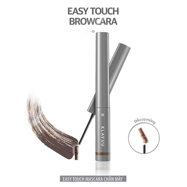Mascara lông mày KLAVUU URBAN PEARLSATION EASY TOUCH BROWCARA 3G