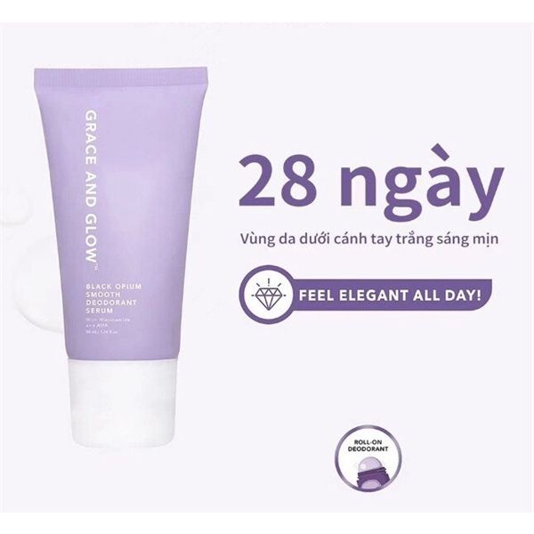 Lăn Khử Mùi Grace Glow Black Opium Smooth Deodorant Serum Sáng Da Ngăn Ngừa Mồ Hôi