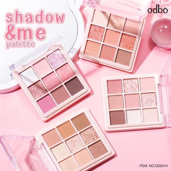 bảng phấn mắt 9ô Odbo shadow & me pallet #04