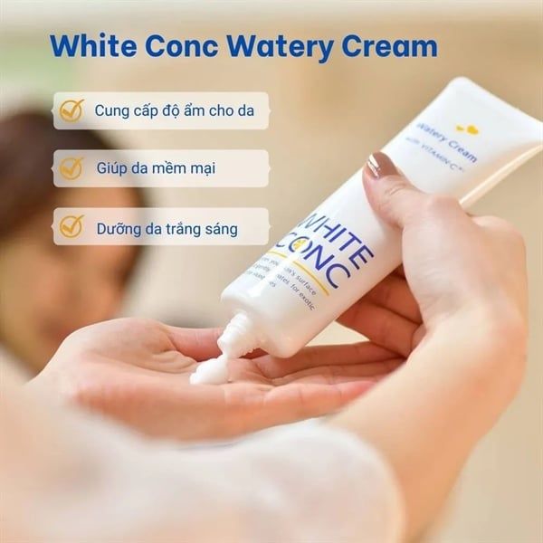 KEM DƯỠNG DA TOÀN THÂN BAN ĐÊM WHITE CONC WATERY CREAM 90g