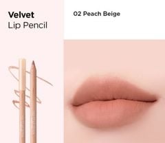 CHÌ KẺ VIỀN MÔI CLIO VELVET LIP PENCIL #02 peach beige