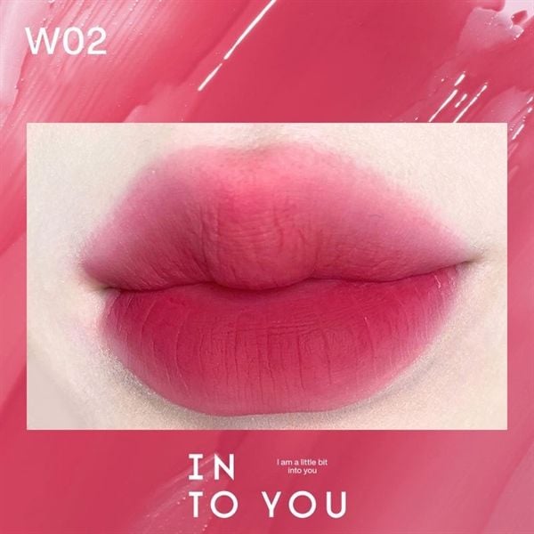 son tint lì sương mù bóng Into you watery #w02 đỏ hồng