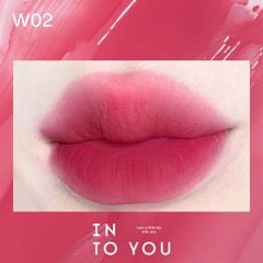 son tint lì sương mù bóng Into you watery #w02 đỏ hồng