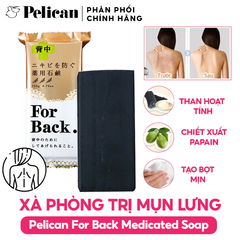 Xà Phòng Trị Mụn Lưng Pelican For Back Medicated Soap 135g