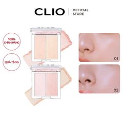 Phấn Bắt Sáng Clio Prism Highlighter Duo #02