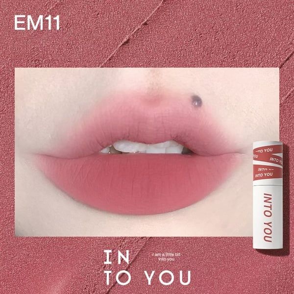 Son Kem Lì INTO YOU shero super matte lip & cheek mud EM11 dạng thỏi