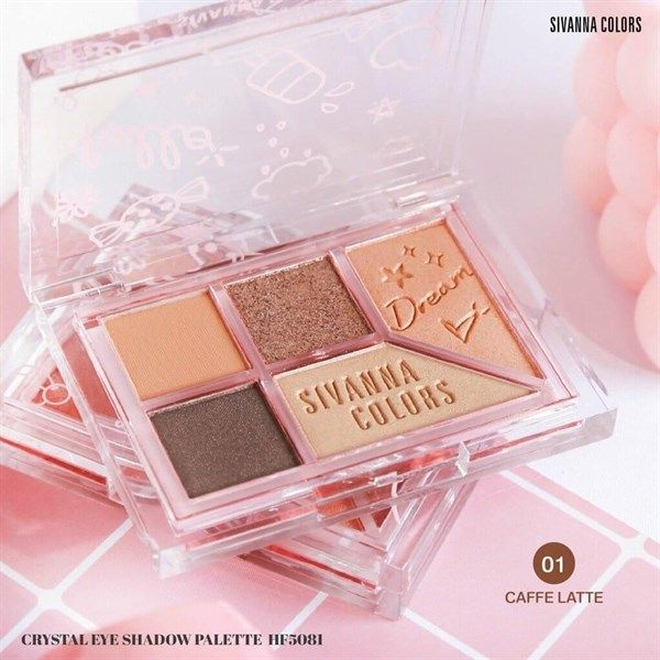 Phấn mắt 5 ô SIVANNA hello #02 orange bubble