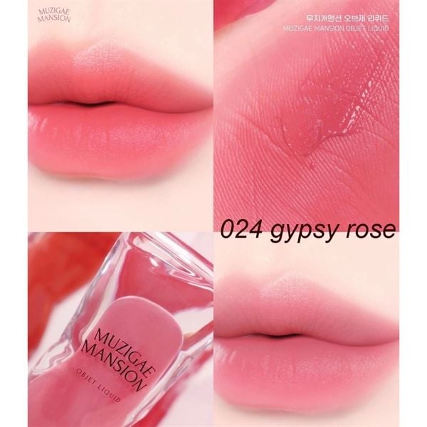 Son Kem Muzigae Mansion Object Liquid thuần chay #024