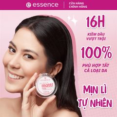 Phấn phủ trong suốt Essence All About Matt! Fixing Compact Powder 02