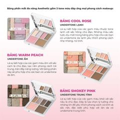 Bảng Phấn Mắt Lemonade Aesthetic Multi-Task Palette #01 cool rose