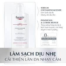 Sữa Rửa Mặt Eucerin PH5 Dịu Nhẹ Cho mọi loại da 400ml