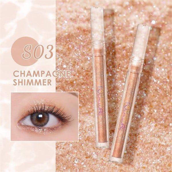 Nhũ Mắt Focallure Glittering Liquid eyeshadow FA195#G01