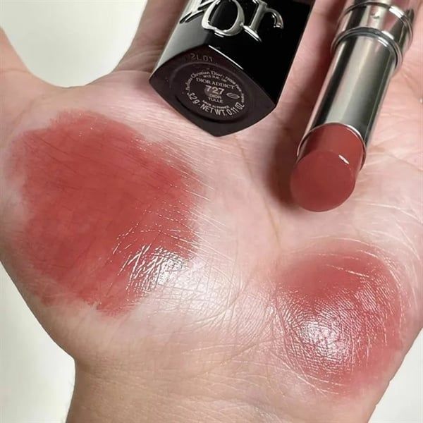 SON DIOR ADDICT HYDRATING SHINE LIPSTICK #727-đỏ nâu minisize 1,6g full box