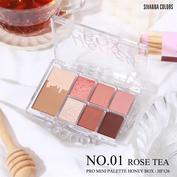 Phấn mắt SIVANNA honey box 7ô #03 Honey Tea