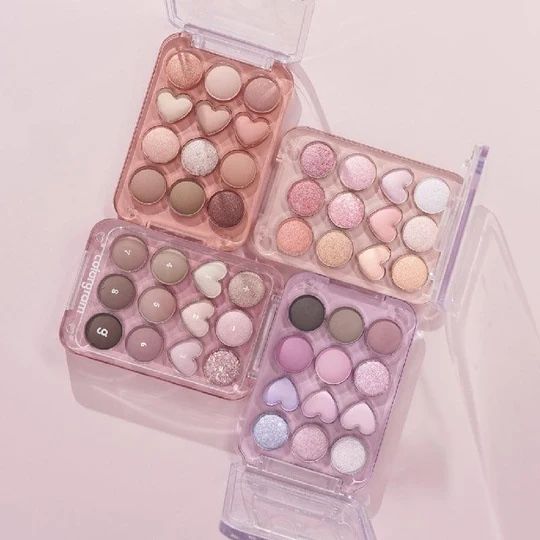 phấn mắt color gram 9ô pint point #02 hồng khói