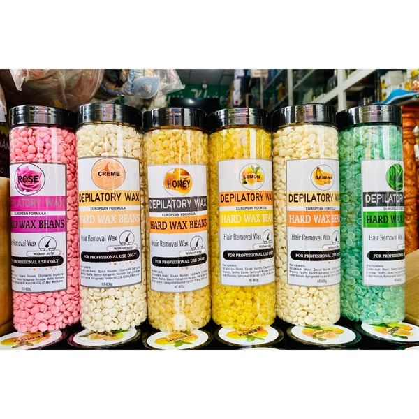 Sáp wax lông nóng hạt đậu huỷ -hũ 400g ngẫu nhiên