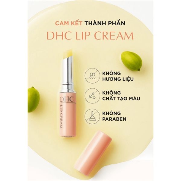 Son dưỡng DHC không màu Lip Cream dưỡng ẩm, trị thâm