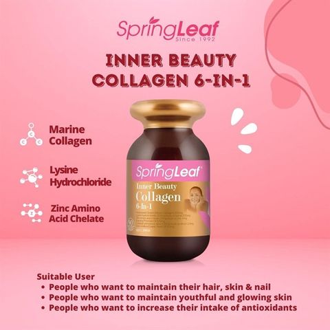 Viên uống bổ sung Collagen Spring Leaf