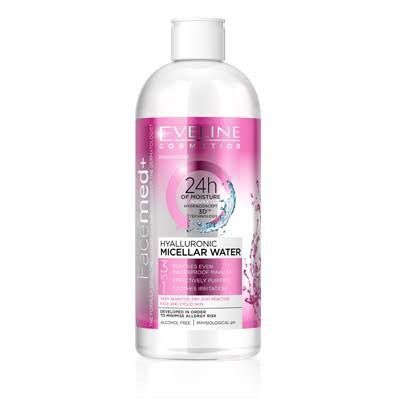 Nước Tẩy Trang Eveline Facemed + Hyalluronic Micellar Water 400ml