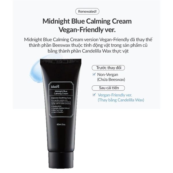Kem Dưỡng Ẩm Klairs Làm Dịu & Phục Hồi Da Ban Đêm 60ml