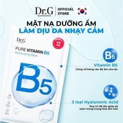 Mặt nạ giấy Dr.G Pure Vitamin B5 Moisturizing Mask 23g