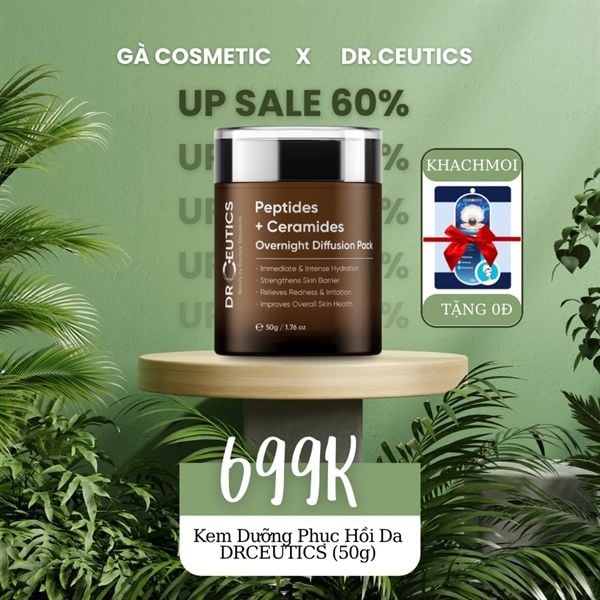 Kem Dưỡng Phục Hồi Da DRCEUTICS peptides +ceramides (50g)