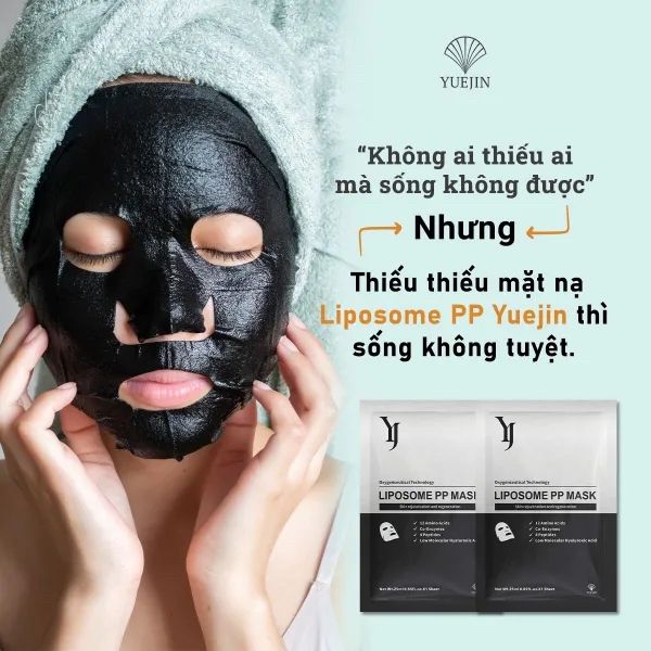 [mẫu mới] Mặt nạ Đen phục hồi Yuejin Liposome PP