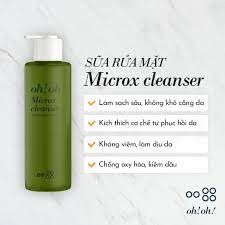 Sữa Rửa Mặt oh!oh! Detox Làm Sạch Sâu Cho Mọi Loại Da 150g