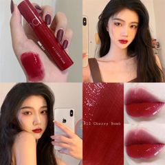 Son tint bóng Romand juicy lasting tint - màu 12 cherry borm