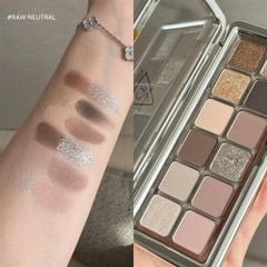 Bảng Phấn Mắt 12ô 3CE New Take Eyeshadow Palette #raw neutrals
