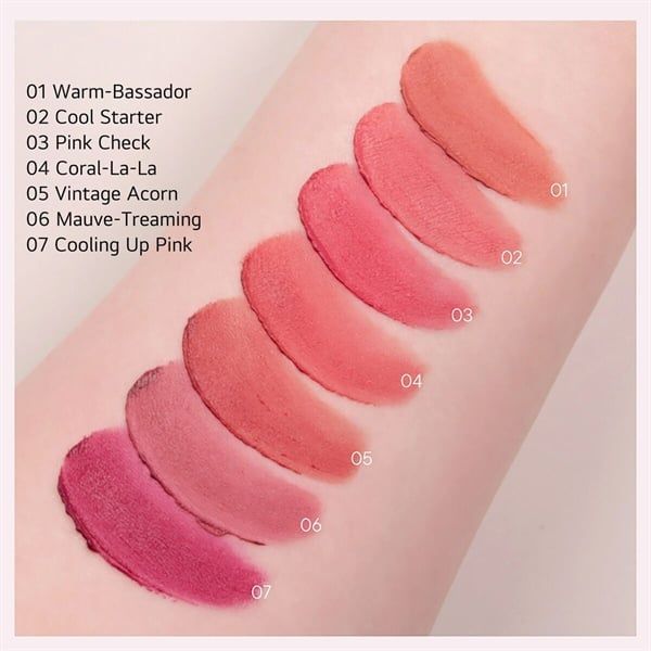 Son Kem lì Peripera Over Blur Tint #04 hồng đất
