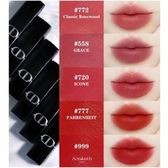 Son Dior rouge Matte 777 Limited Edition 1,5g-Fahenheii Đỏ Cam giới hạn
