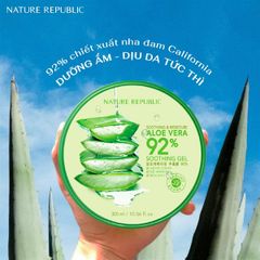 Nature RepublicGel Dưỡng Ẩm Nature Republic Chiết Xuất Lô Hội 300ml