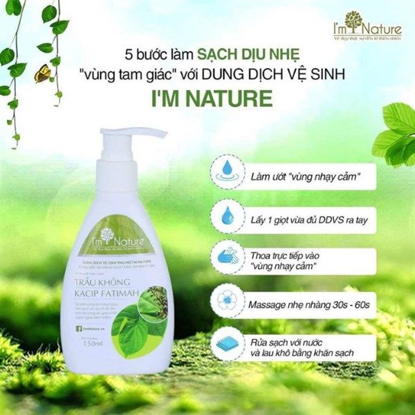 Dung Dịch Vệ Sinh Phụ Nữ Lá Trầu Không I'm Nature