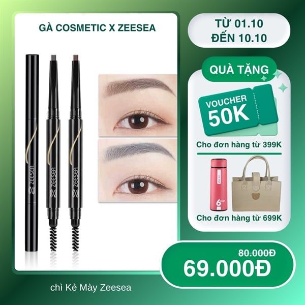 Chì kẻ chân mày Zeesea lâu trôi hiệu ứng ba chiều