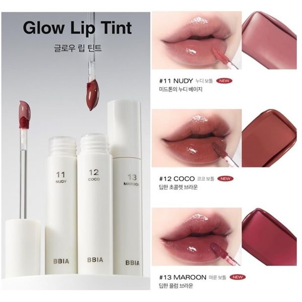 Son tint bóng Bbia Glow Lip Tint #13 maroon