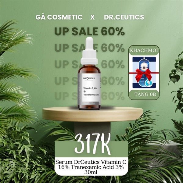 Serum DrCeutics Vitamin C 16% Tranexamic Acid 3% 30ml