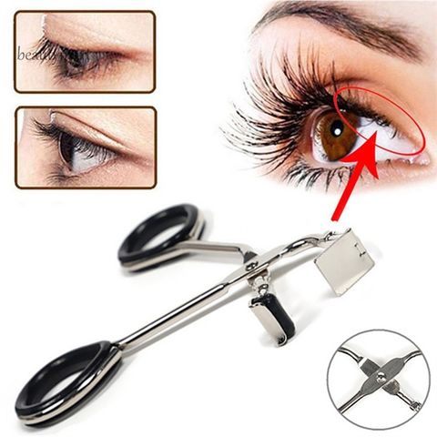 Kẹp bấm mi góc siêu nhỏ titan không gỉ eyelash culer